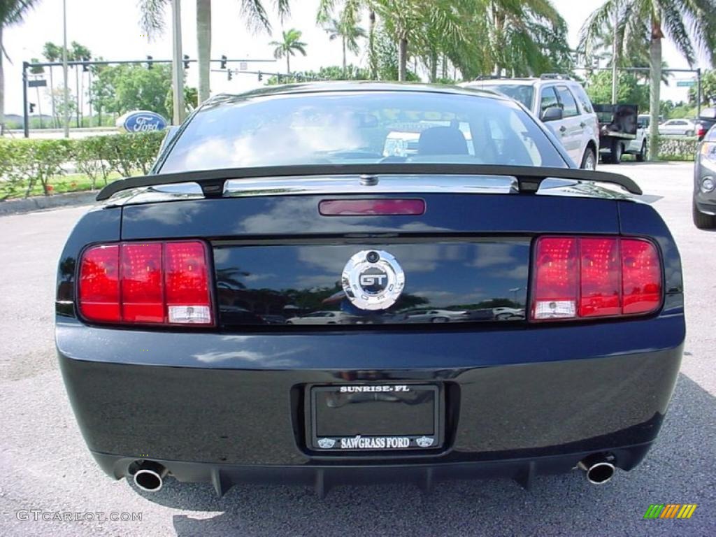 2008 Mustang GT/CS California Special Coupe - Black / Black/Medium Parchment photo #7