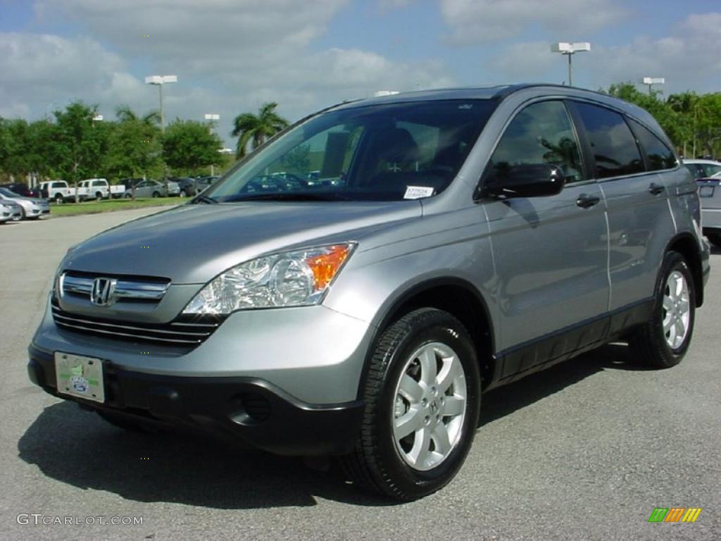 2008 CR-V EX 4WD - Whistler Silver Metallic / Gray photo #13