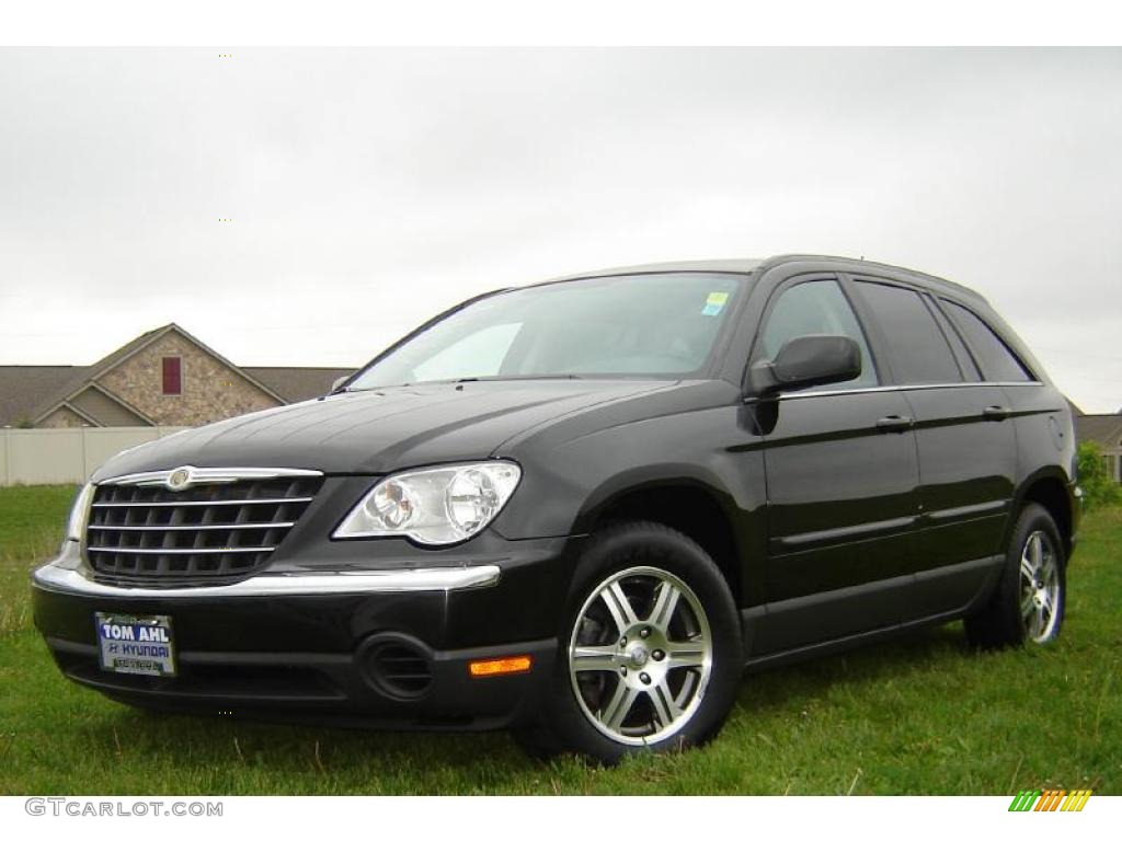 2007 Pacifica Touring AWD - Brilliant Black / Pastel Slate Gray photo #1