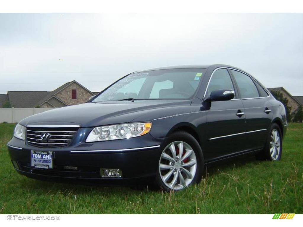 2007 Azera Limited - Venetian Blue Metallic / Gray photo #1