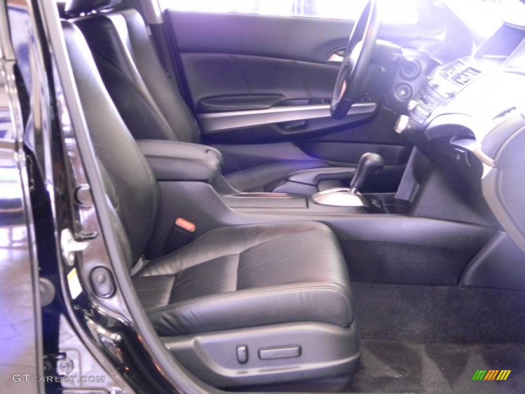 2009 Accord EX-L V6 Sedan - Crystal Black Pearl / Black photo #23
