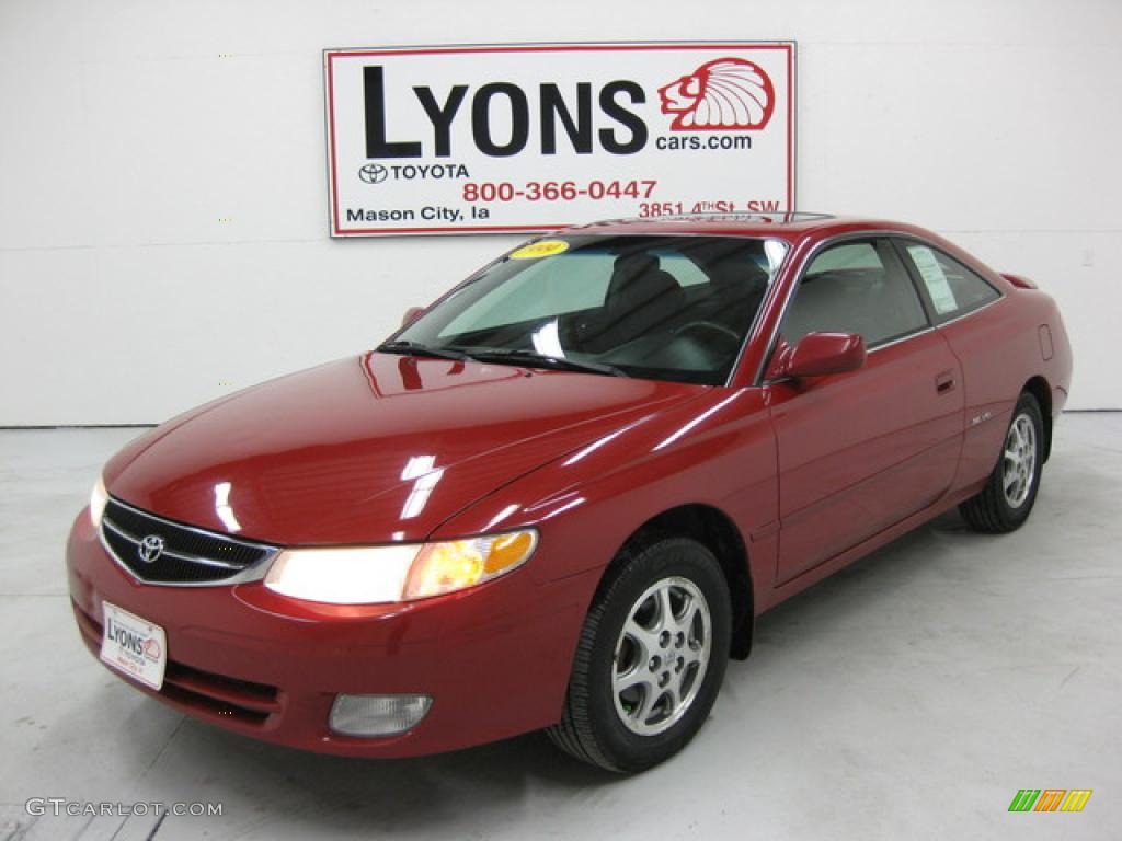 1999 Solara SE V6 Coupe - Autumn Red Mica / Charcoal photo #1