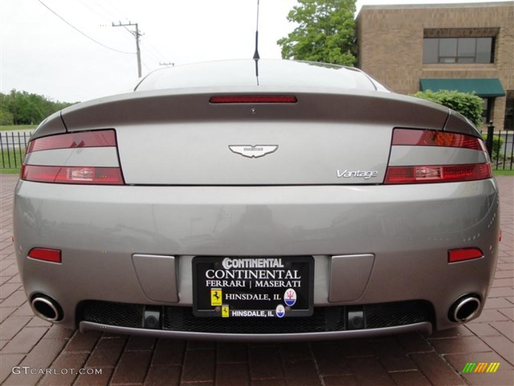 2007 V8 Vantage Coupe - Tungsten Silver / Iron Ore Red photo #5