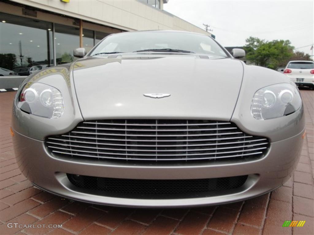 2007 V8 Vantage Coupe - Tungsten Silver / Iron Ore Red photo #13