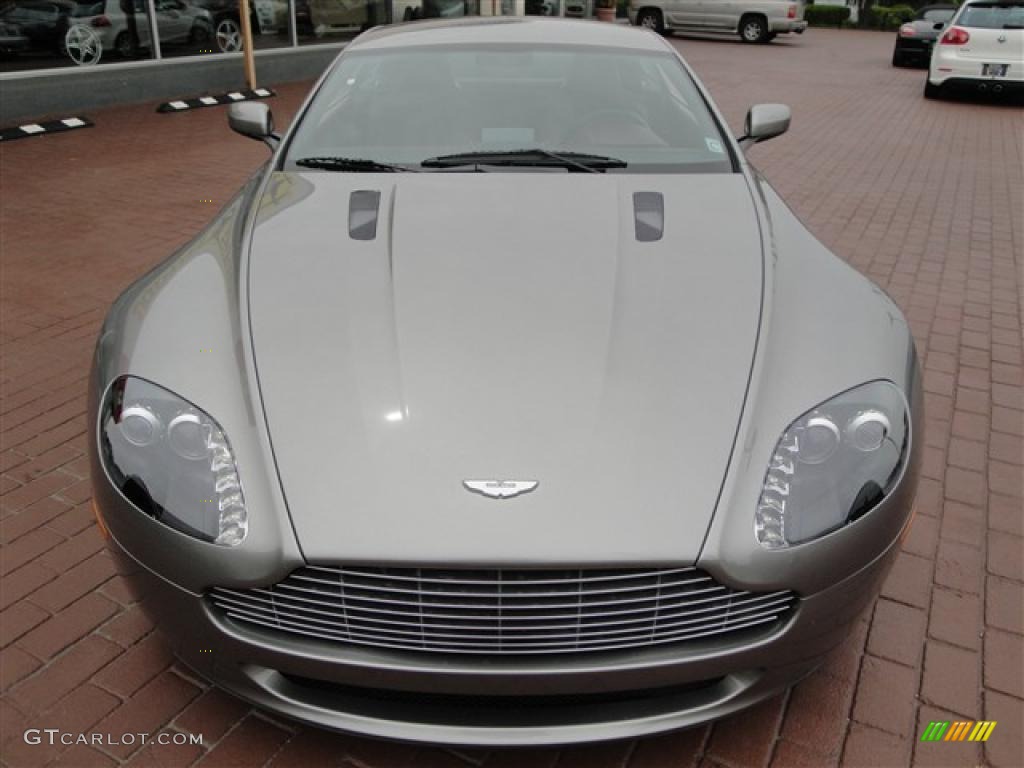 2007 V8 Vantage Coupe - Tungsten Silver / Iron Ore Red photo #14