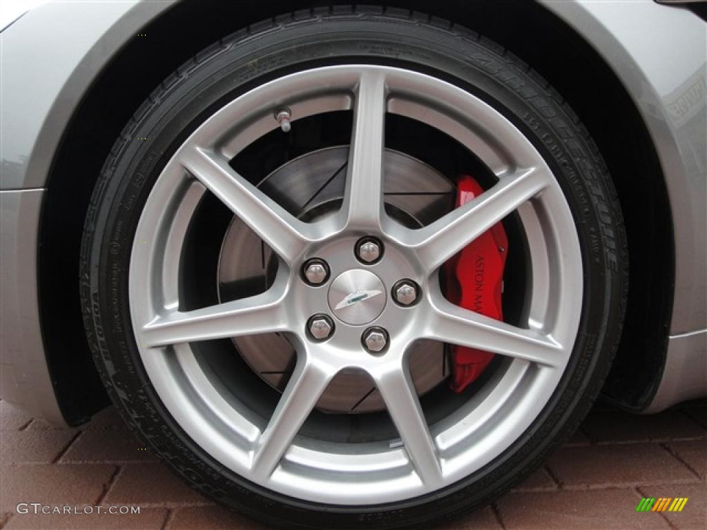 2007 V8 Vantage Coupe - Tungsten Silver / Iron Ore Red photo #15