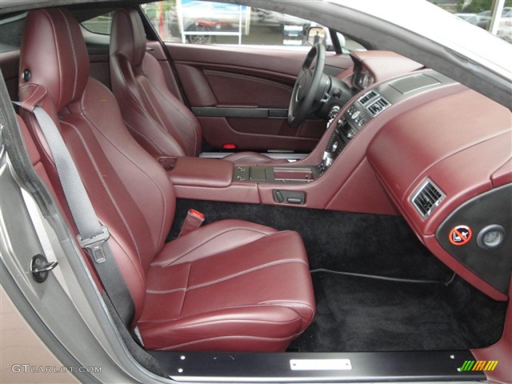 2007 V8 Vantage Coupe - Tungsten Silver / Iron Ore Red photo #31