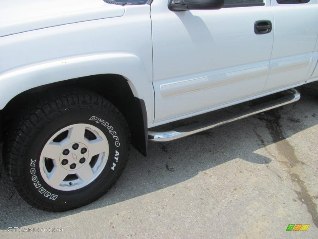 2007 Silverado 1500 Classic Z71 Extended Cab 4x4 - Summit White / Dark Charcoal photo #10