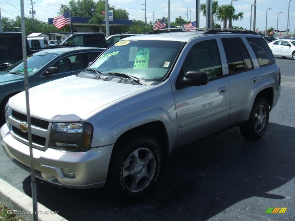 2008 TrailBlazer LT - Silverstone Metallic / Light Gray photo #1