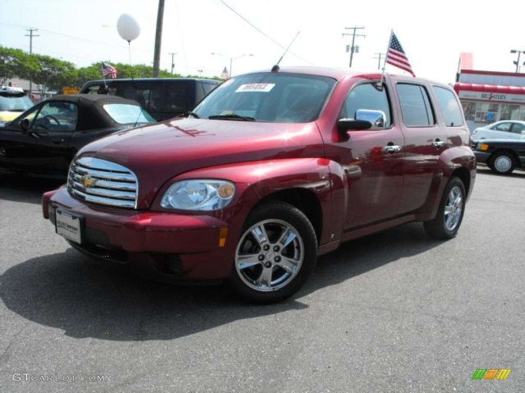 2008 HHR LT - Cardinal Red Metallic / Ebony Black photo #1