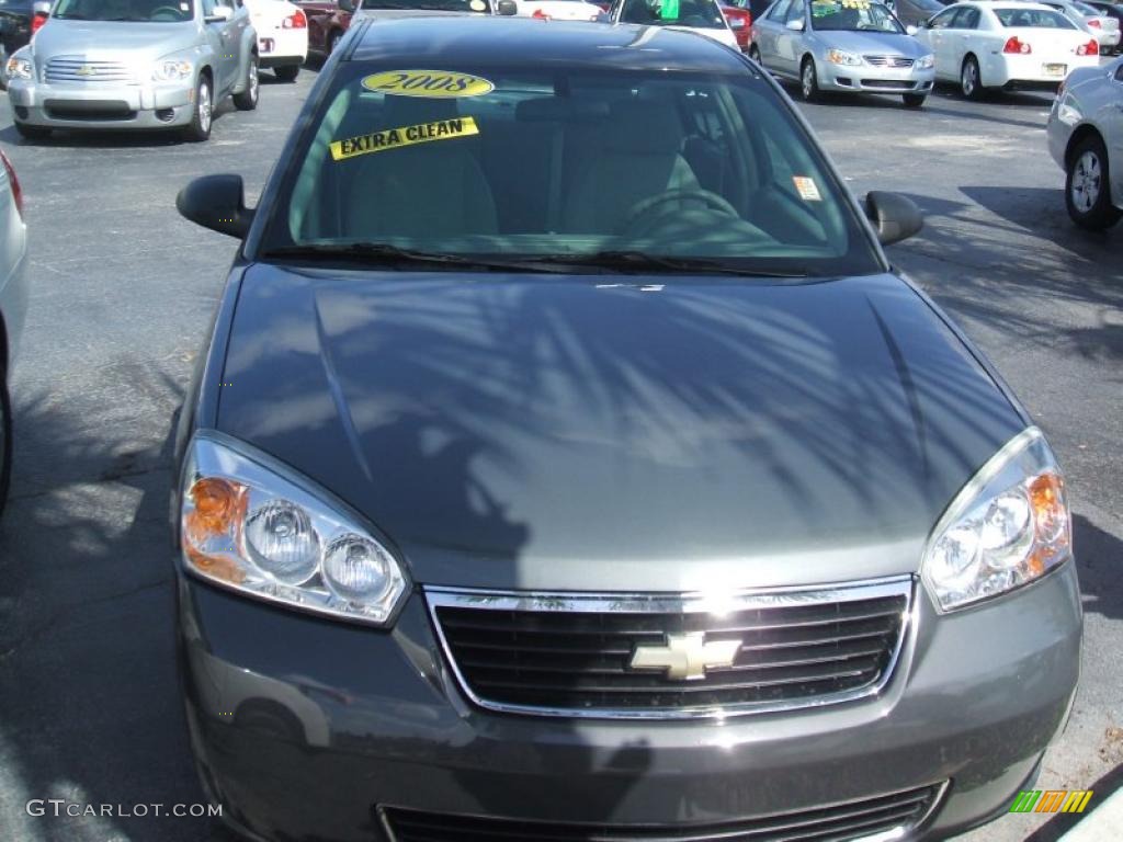 2008 Malibu Classic LS Sedan - Dark Gray Metallic / Titanium Gray photo #2