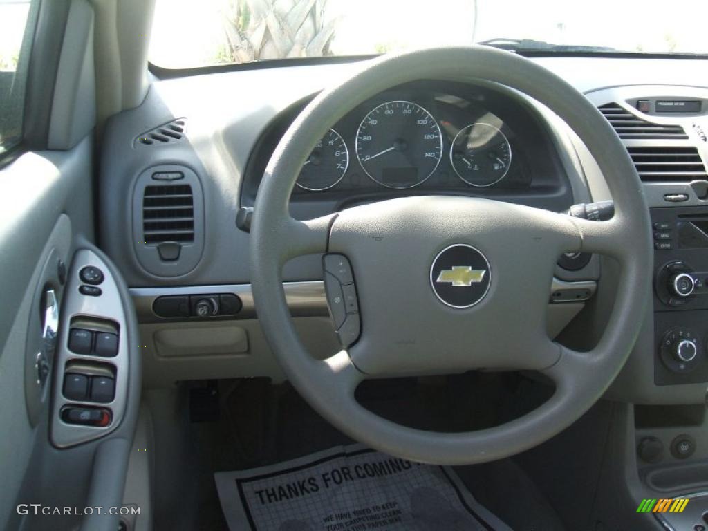 2008 Malibu Classic LS Sedan - Dark Gray Metallic / Titanium Gray photo #11