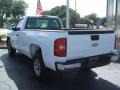 2008 Summit White Chevrolet Silverado 1500 Work Truck Regular Cab  photo #3