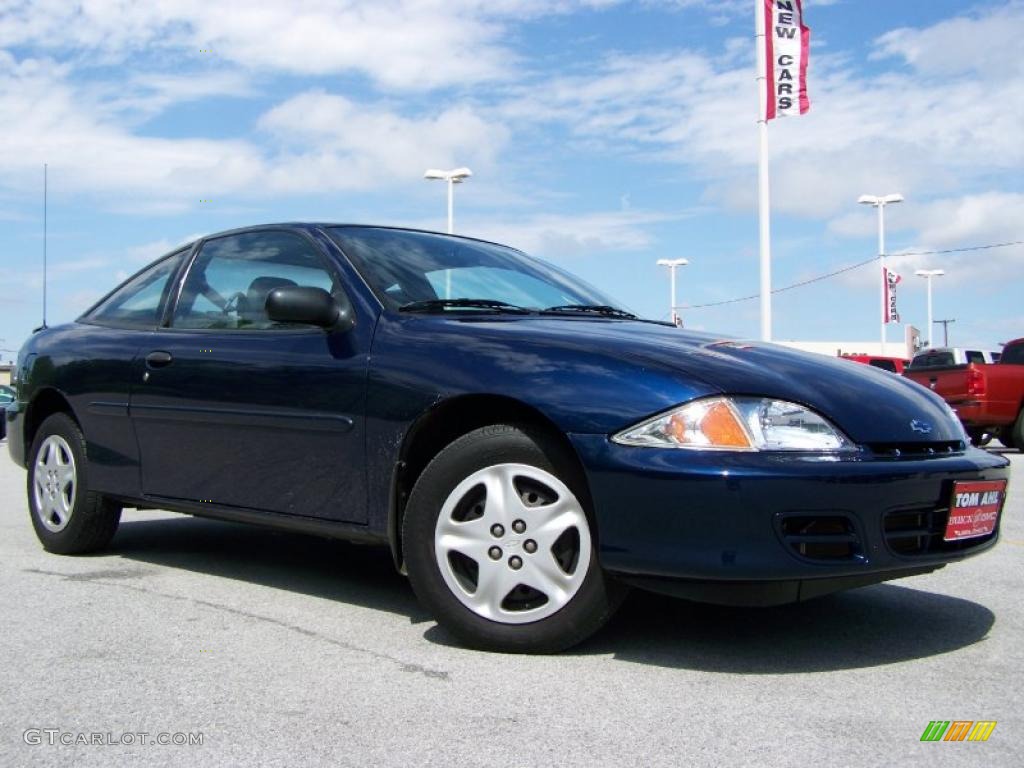 2001 Cavalier Coupe - Indigo Blue Metallic / Graphite photo #1