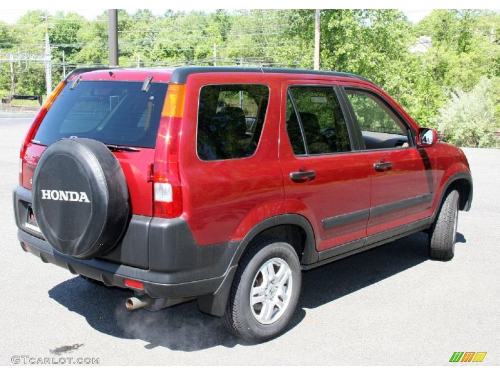 2002 CR-V EX 4WD - Chianti Red Pearl / Saddle photo #5