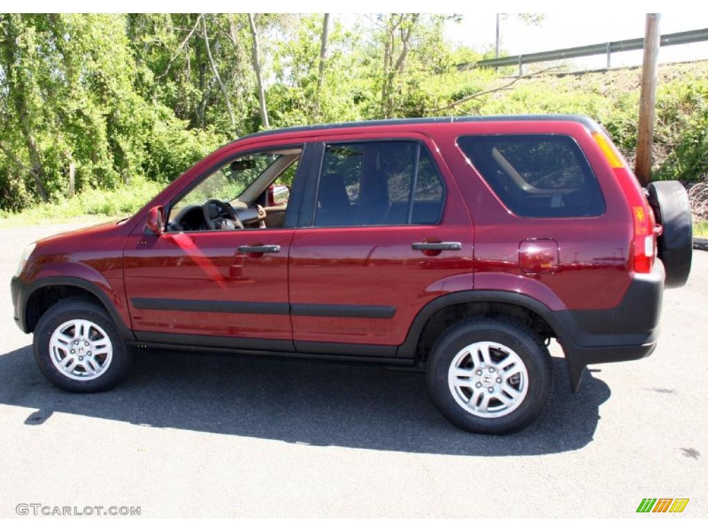 2002 CR-V EX 4WD - Chianti Red Pearl / Saddle photo #10