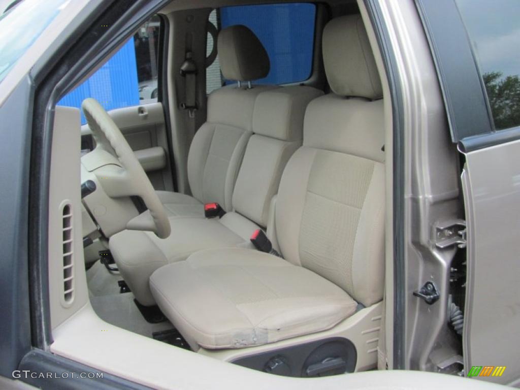 2006 F150 XLT SuperCrew 4x4 - Arizona Beige Metallic / Tan photo #9