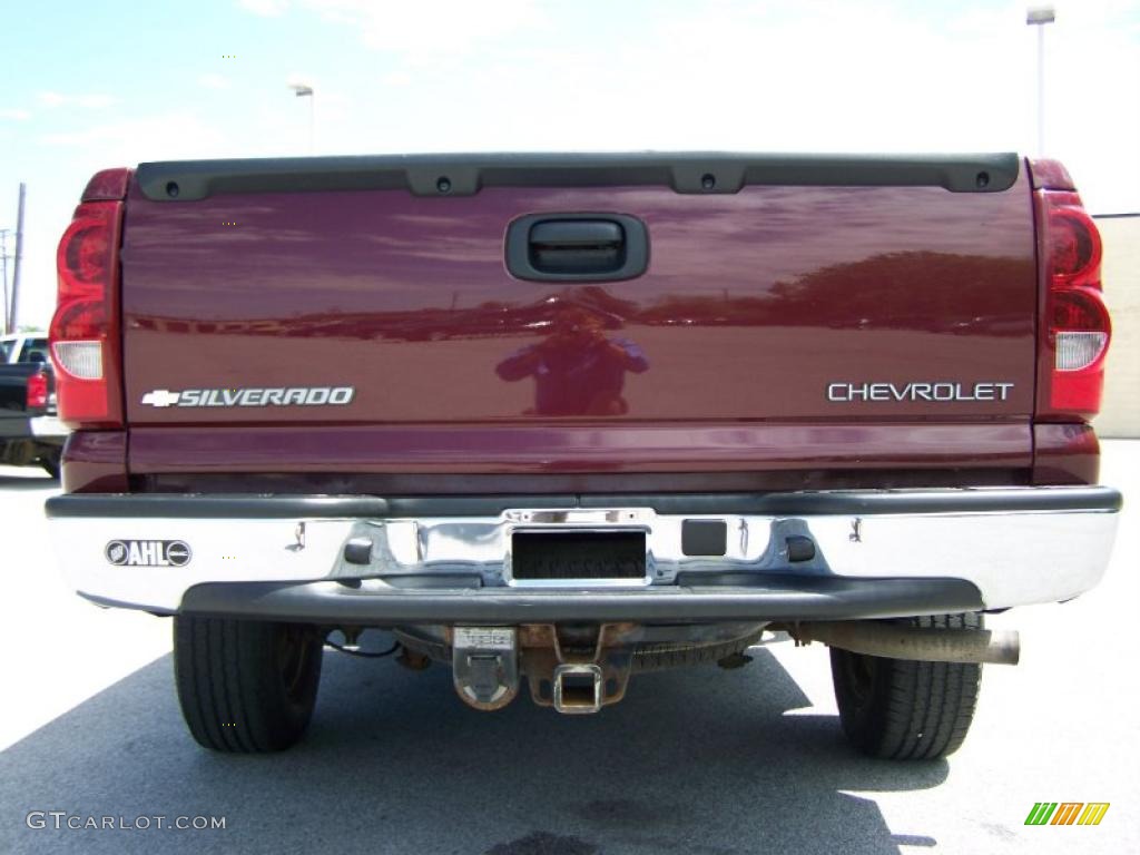 2003 Silverado 1500 Z71 Extended Cab 4x4 - Dark Carmine Red Metallic / Tan photo #6