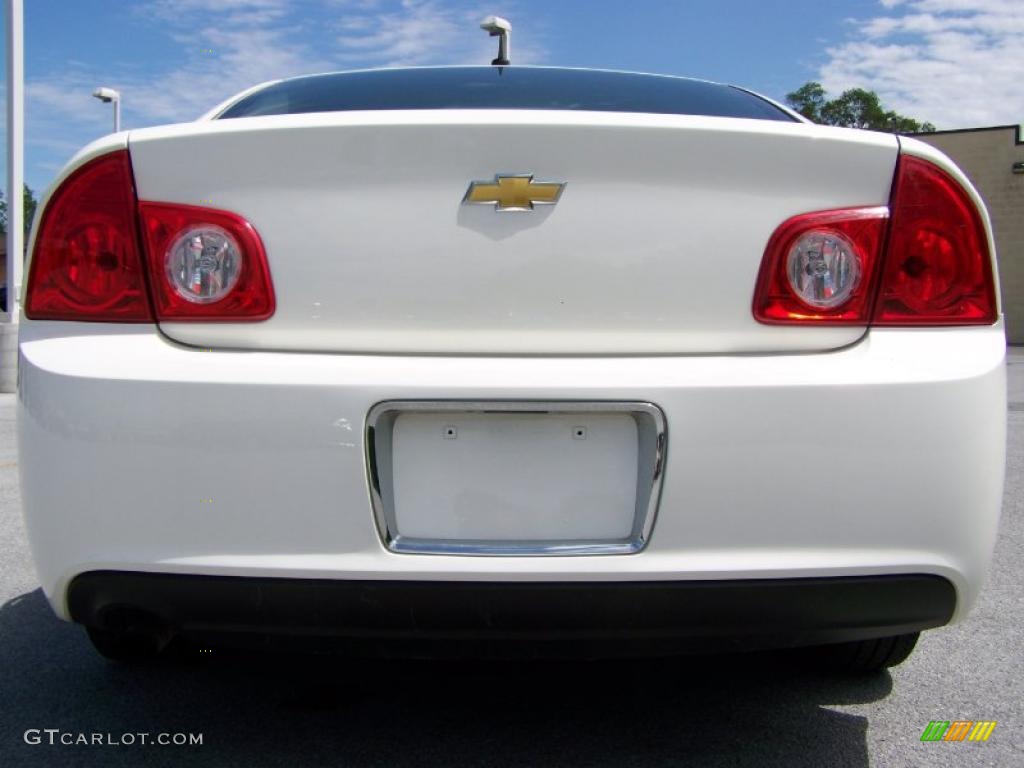 2008 Malibu LS Sedan - White / Titanium Gray photo #6