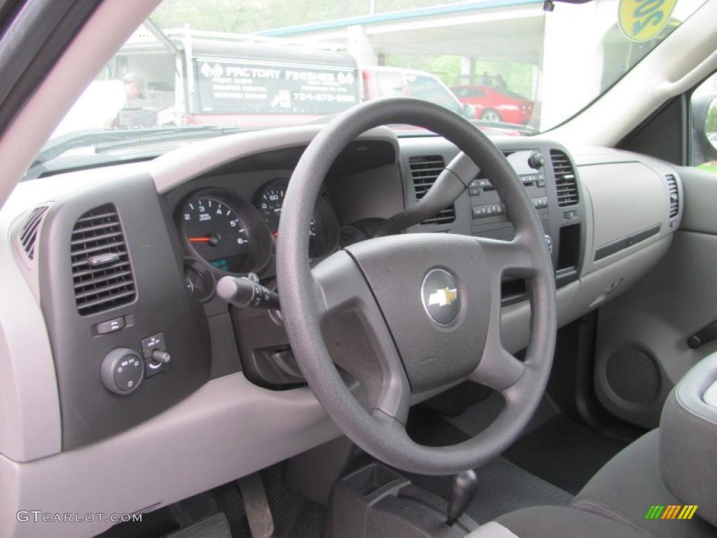 2009 Silverado 1500 Regular Cab 4x4 - Blue Granite Metallic / Dark Titanium photo #7