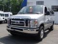 2009 Brilliant Silver Metallic Ford E Series Van E350 Super Duty XLT Extended Passenger  photo #1