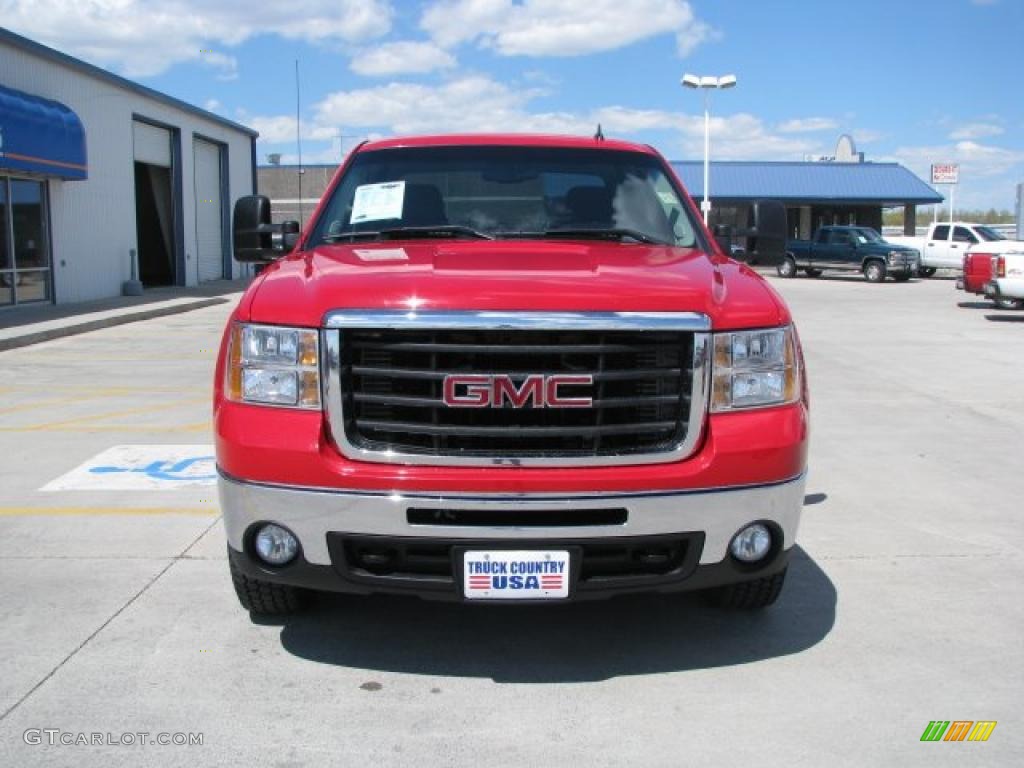 2007 Sierra 2500HD SLE Crew Cab 4x4 - Fire Red / Ebony Black photo #10