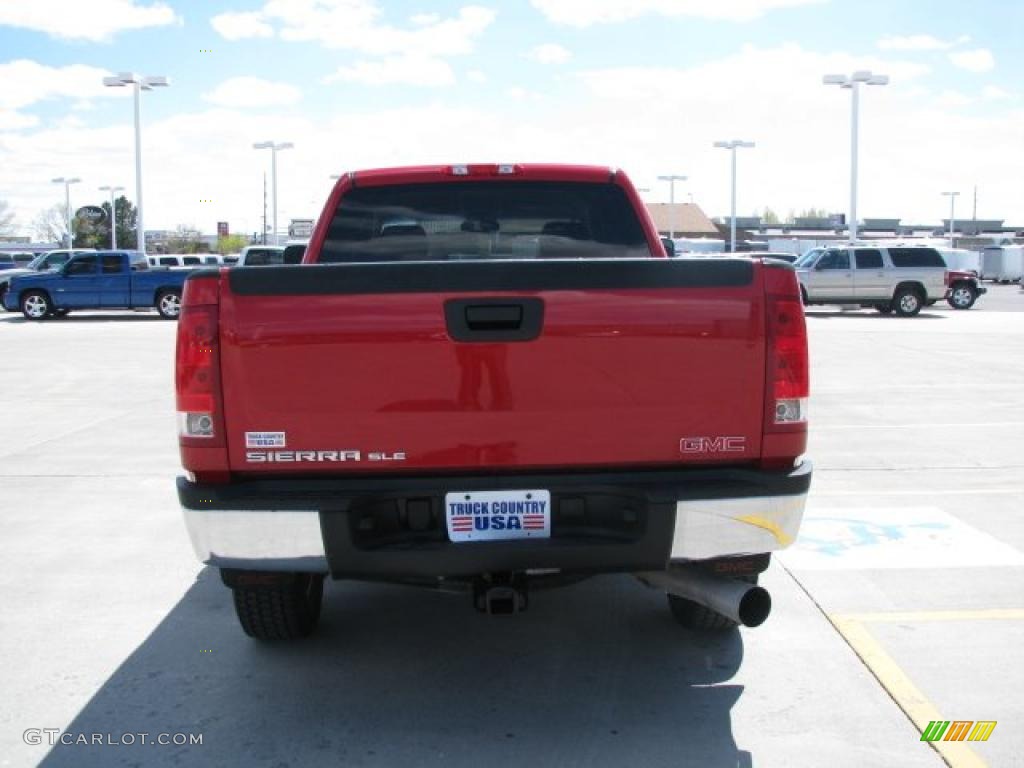 2007 Sierra 2500HD SLE Crew Cab 4x4 - Fire Red / Ebony Black photo #13