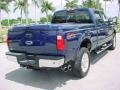 2008 Dark Blue Pearl Metallic Ford F350 Super Duty Lariat Crew Cab 4x4  photo #5