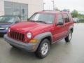 2005 Inferno Red Crystal Pearl Jeep Liberty Sport 4x4  photo #5