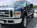 2008 Dark Blue Pearl Metallic Ford F350 Super Duty Lariat Crew Cab 4x4  photo #15