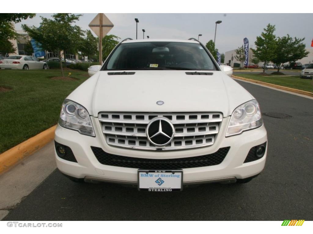 2009 ML 350 4Matic - Arctic White / Black photo #1