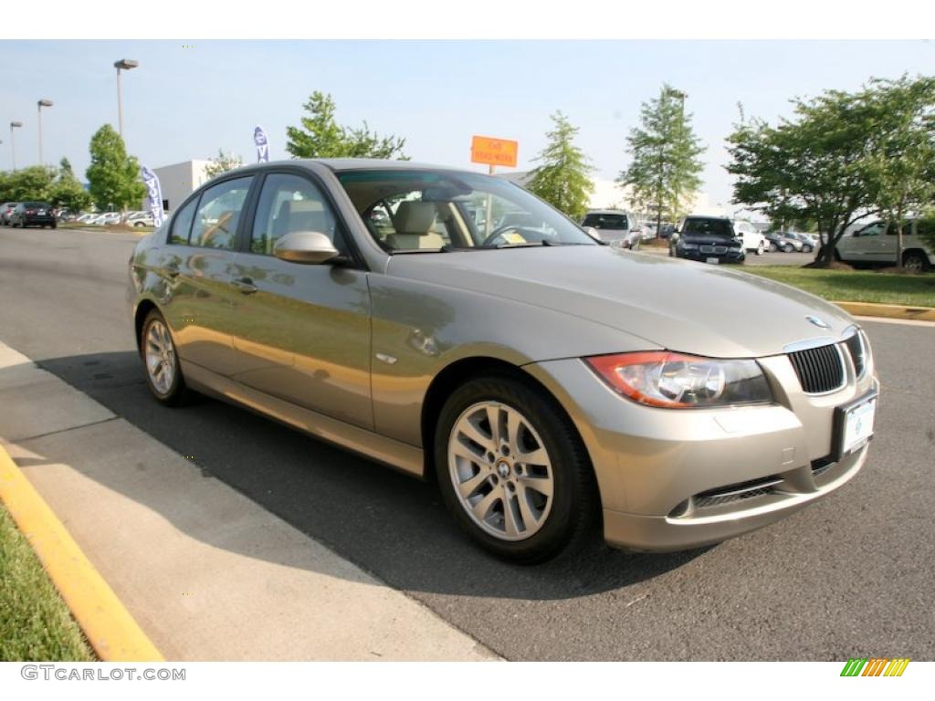 2007 3 Series 328i Sedan - Platinum Bronze Metallic / Beige photo #8