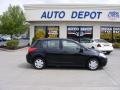 2009 Super Black Nissan Versa 1.8 S Hatchback  photo #1