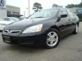 2007 Nighthawk Black Pearl Honda Accord EX-L Sedan  photo #1