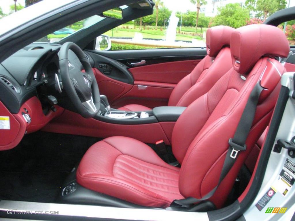 2009 Mercedes-Benz SL 63 AMG Silver Arrow Edition Roadster Front Seat Photo #30053531