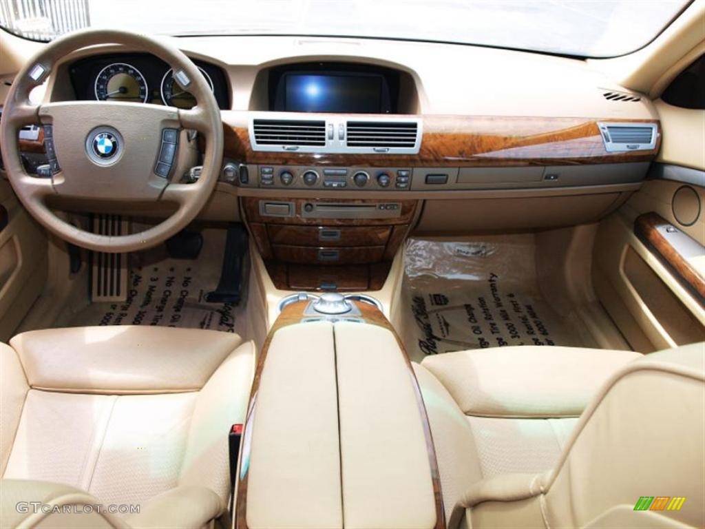 2003 7 Series 745Li Sedan - Kalahari Beige Metallic / Dark Beige/Beige III photo #10