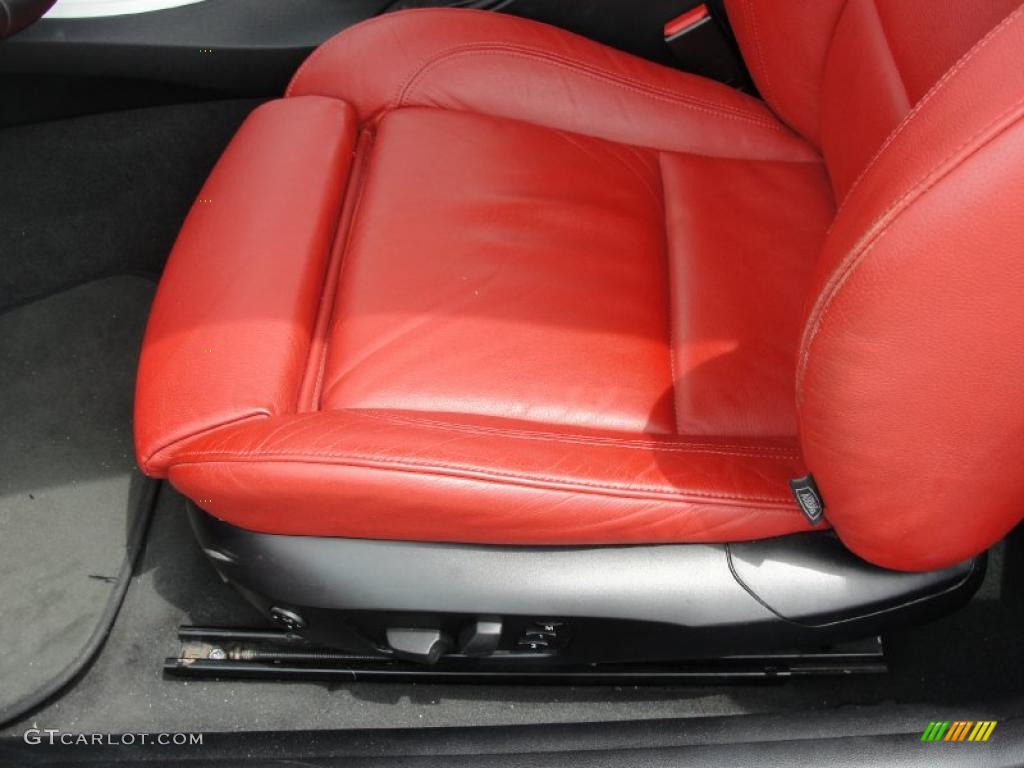 2008 3 Series 335xi Coupe - Sparkling Graphite Metallic / Coral Red/Black photo #34