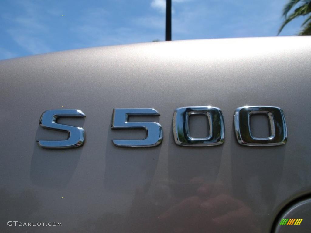 2004 S 500 Sedan - Desert Silver Metallic / Charcoal photo #9