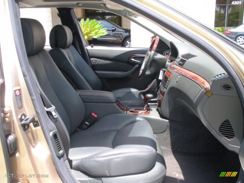 2004 S 500 Sedan - Desert Silver Metallic / Charcoal photo #15