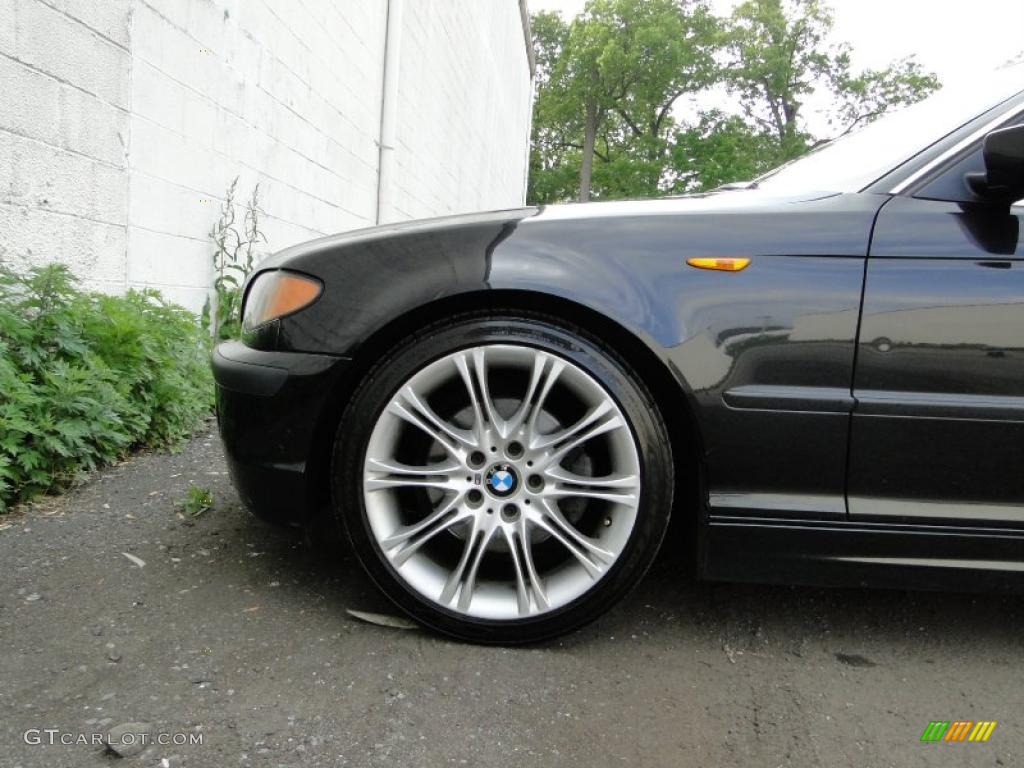 2005 3 Series 325i Wagon - Jet Black / Black photo #13