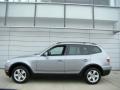 2008 Silver Grey Metallic BMW X3 3.0si  photo #3