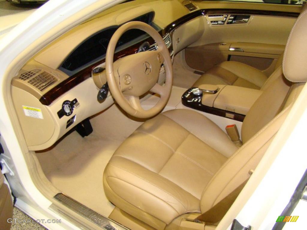 2007 S 550 4Matic Sedan - Alabaster White / Cashmere/Savanna photo #8