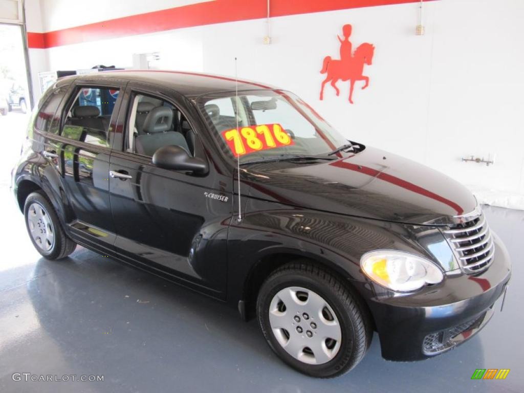 2006 PT Cruiser  - Brilliant Black Crystal Pearl / Pastel Slate Gray photo #1