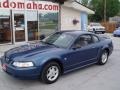 1999 Atlantic Blue Metallic Ford Mustang V6 Coupe  photo #3