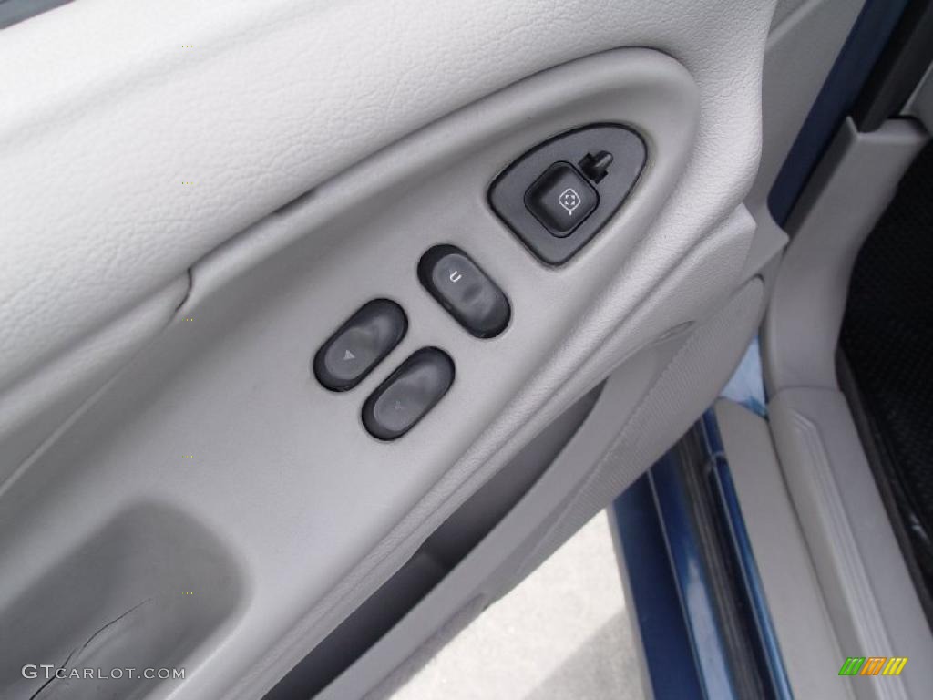 1999 Mustang V6 Coupe - Atlantic Blue Metallic / Light Graphite photo #6