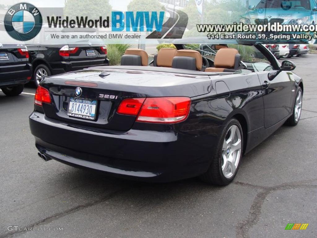 2008 3 Series 328i Convertible - Monaco Blue Metallic / Saddle Brown/Black photo #4