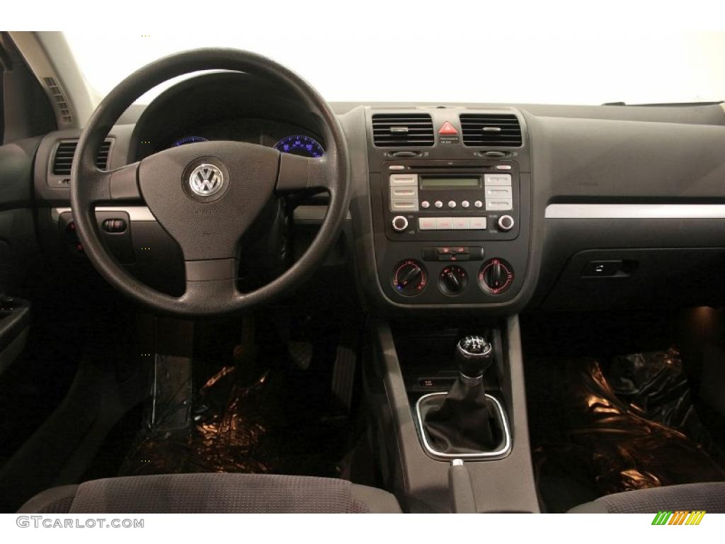 2007 Jetta 2.5 Sedan - Platinum Grey Metallic / Anthracite photo #21