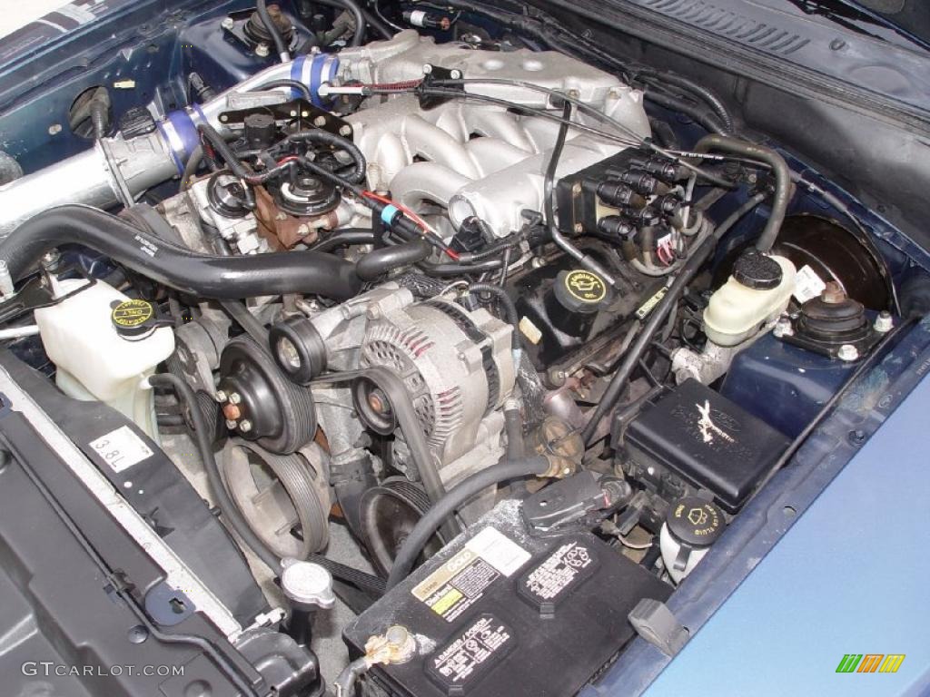 1999 Mustang V6 Coupe - Atlantic Blue Metallic / Light Graphite photo #22