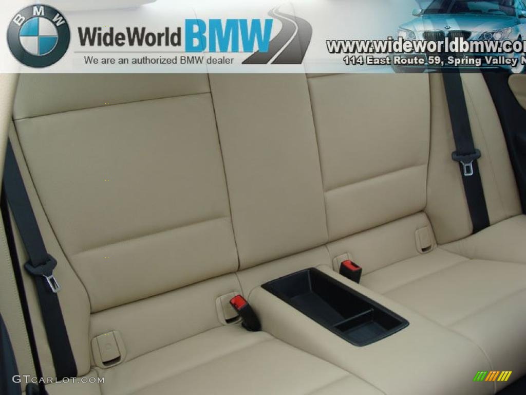 2009 1 Series 128i Coupe - Black Sapphire Metallic / Savanna Beige/Black Boston Leather photo #11