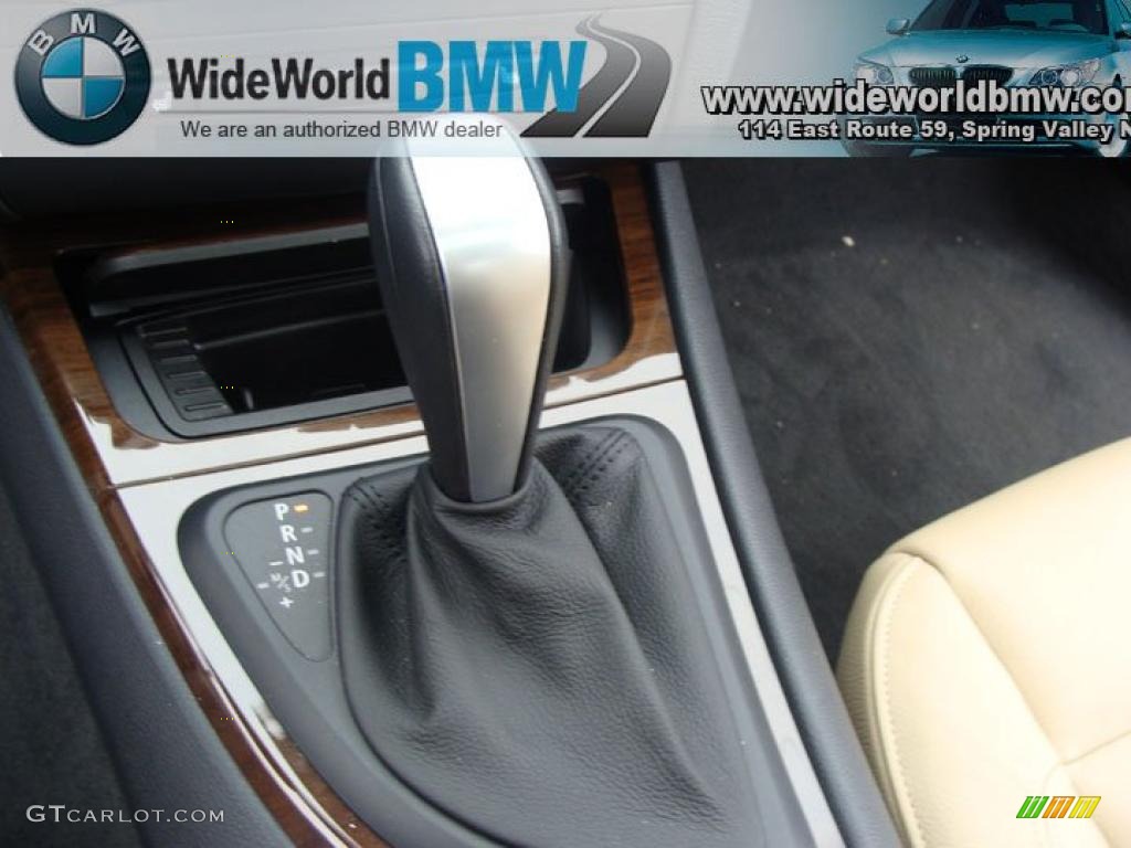 2009 1 Series 128i Coupe - Black Sapphire Metallic / Savanna Beige/Black Boston Leather photo #14